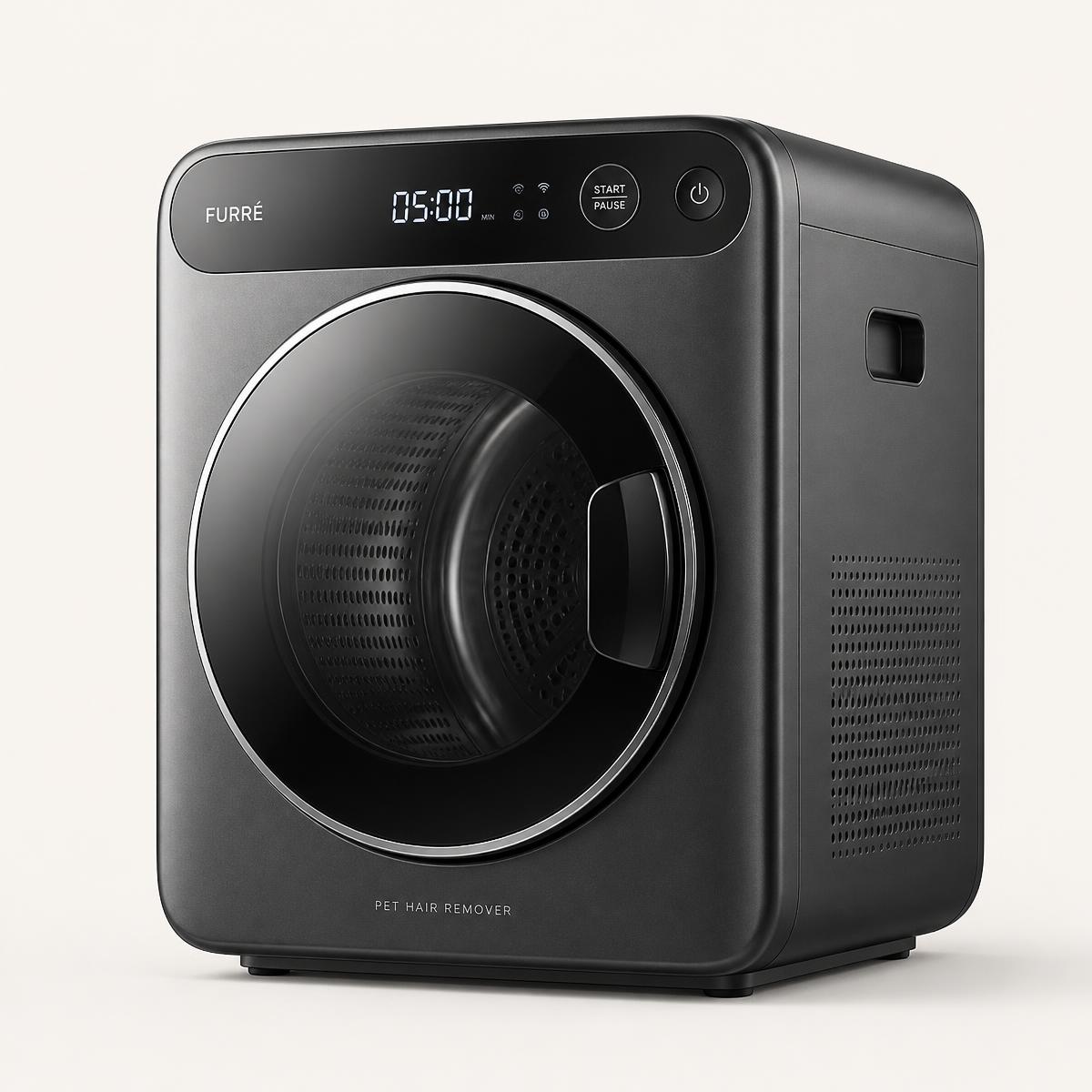 FurFree compact pet hair removal appliance concept render